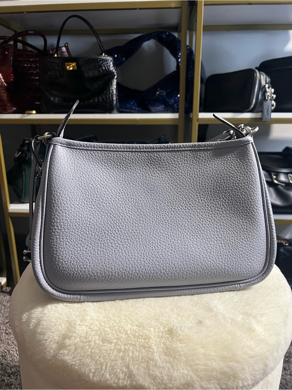 Coach Cary Crossbody light blue grey 🩵🩶